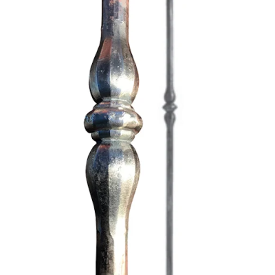 Ändstav av hamrat rundstål - Montano smide