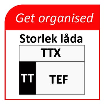 storlek TTX